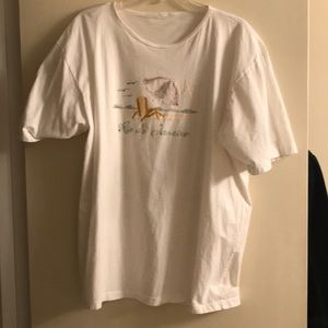 White Rio de Janeiro quality cotton T-shirt